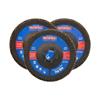 Aluminium Oxide Flap Disc 125 x 22mm Mixed Grit (3 Pack)