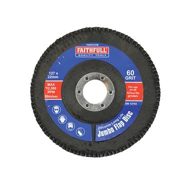 Abrasive Jumbo Flap Disc 127mm Medium