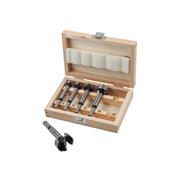 Faithfull Forstner Bit Set (5 Pc.) Wooden Box