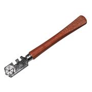 FAITHFULL GLASS CUTTER 6 WHEEL- WOODEN HANDLE