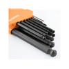 Metric Ball End Long Arm Hexagon Key Set, 13 Piece