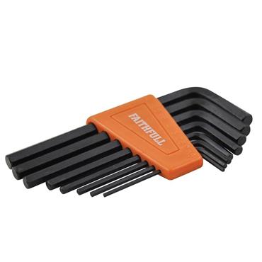 FAITHFULL SHORT ARM METRIC HEX KEY SET (8 PCS)