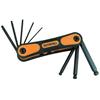 FAITHFULL HEX KEY SET FOLDING BALL END METRIC