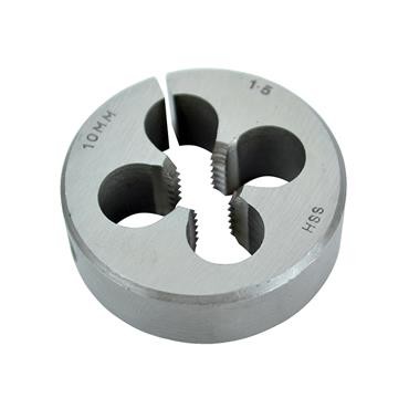 HSS Straight Flute Split Die M10 x 1.50, 1.1/2in OD