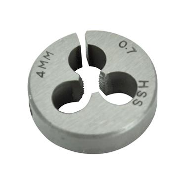 HSS Straight Flute Split Die M4 x 0.7, 13/16in OD