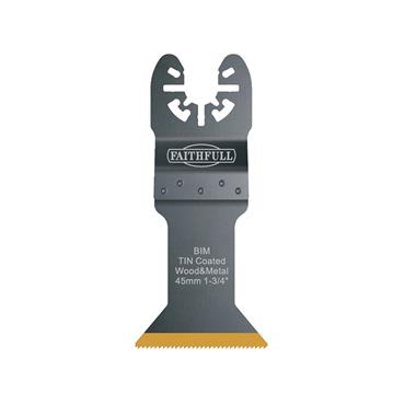 Multi-Functional Tool Bi-Metal Flush Cut TiN Coated Blade 45mm