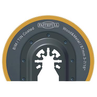 Multi-Functional Tool Bi-Metal Radial Saw TiN Coated Blade 87mm