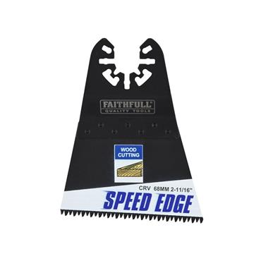 Multi-Tool Speed Edge Ground Set Wood Blade 68mm (5 Pack)