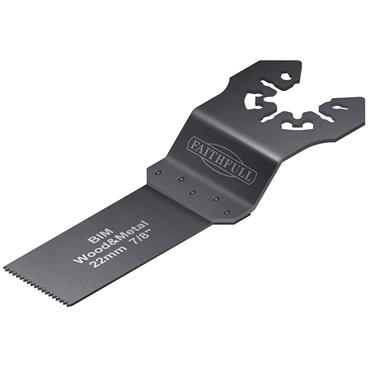 Multi-Functional Tool Flush Cut Wood/Bi-Metal Blade 22mm (Pack 5)