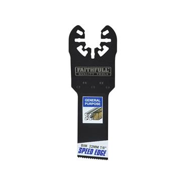 Multi-Tool Speed Edge Wood/Metal Blade 22mm (5 Pack)