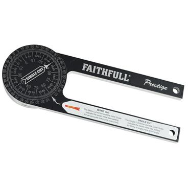 FAITHFULL MITRE SAW PROTRACTOR 185MM X 65MM