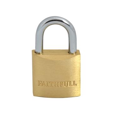 Brass Padlock 25mm 3 Keys