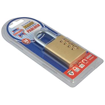 Brass Combination Padlock 38mm