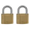 Brass Padlock Keyed Alike 2 x 40mm