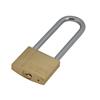 Brass Padlock 40mm Long Shackle 3 Keys