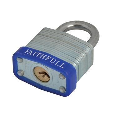 Laminated Steel Padlock 30mm 3 Keys