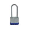 Laminated Steel Padlock 40mm Long Shackle 3 Keys