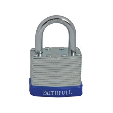 Laminated Steel Padlock 40mm 3 Keys