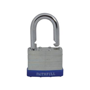 Laminated Steel Padlock 50mm 3 Keys