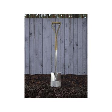 Prestige Stainless Steel Border Spade Ash Handle