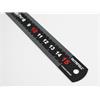 Matt Black Stainless Steel Measuring Rule 150mm