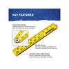 Folding Rule Yellow ABS Plastic 1m (36in)