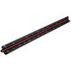Prestige Tri-Scale Engineer Rule Black Aluminium 300mm