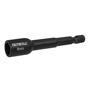 Magnetic Impact Nut Driver 8mm x 1/4in Hex