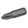 Phillips S2 Grade Steel Screwdriver Bits PH1 x 25mm (Pack 3)