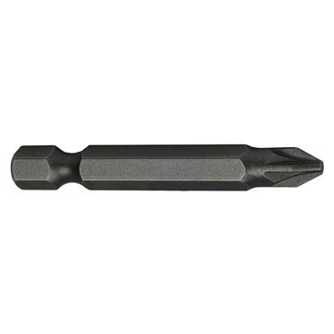 Pozi S2 Grade Steel Screwdriver Bits PZ2 x 50mm (Pack 3)