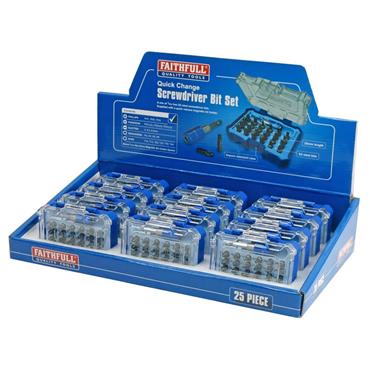 Quick-Change Bit Set, 25 Piece