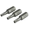 Security S2 Grade Steel Screwdriver Bits T20S x 25mm (Pack 3)