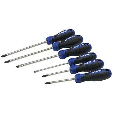 Boxed Soft Grip Screwdriver Set, 6 Piece