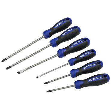 Boxed Soft Grip Screwdriver Set, 6 Piece