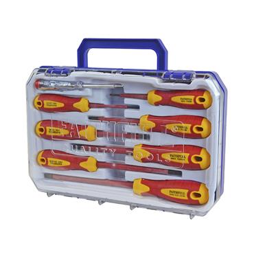 VDE Soft Grip Screwdriver Set (Case), 8 Piece
