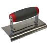 FAITHFULL EDGING TROWEL S/STEEL 6x3" SOFT GRIP