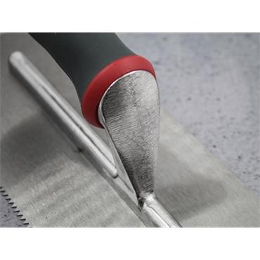 FAITHFULL V  NOTCHED TROWEL SOFT GRIP 3MM