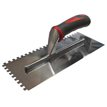 FAITHFULL S/GRIP NOTCHED TROWEL S/STEEL 11x4.1/2"