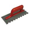 Notched Trowel V 4mm & Round 7mm Plastic Handle 11 x 4.1/2in