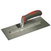 Plasterer's Finishing Trowel Stainless Steel Soft Grip Handle 11 x 4.3/4in
