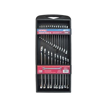 Chrome Vanadium Comb Spanner Set, 25 Piece