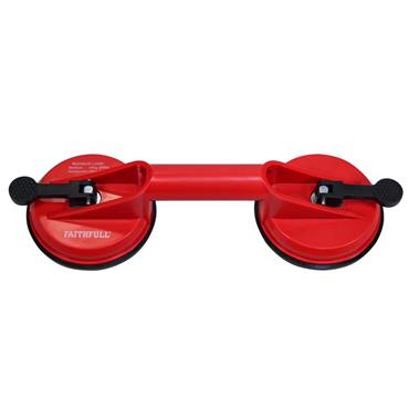 FAITHFULL DOUBLE SUCTION PAD LIFTER PLASTIC