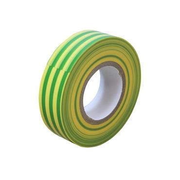 PVC Electrical Tape Green / Yellow 19mm x 20m