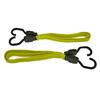 Flat Bungee Cord 90cm (36in) Yellow 2 Piece