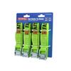 Cam Buckle Tie-Downs 5m x 25mm, 4 Piece