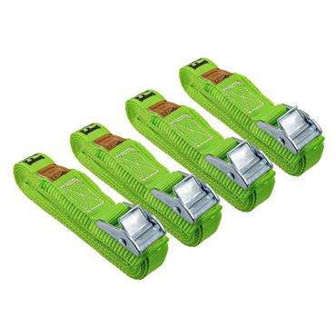 Cam Buckle Tie-Downs 5m x 25mm, 4 Piece