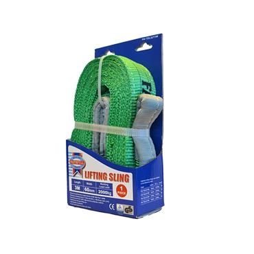 Lifting Sling Green 2 Tonne 60mm x 3m