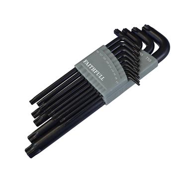 FAITHFULL TORX STAR LONG 13 PIECE KEY SET