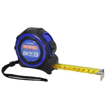 Trade Tape Measure 8m/26ft (Width 25mm)