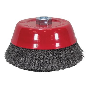 FAITHFULL WIRE CUP BRUSH 125xM14x2 0.3MM